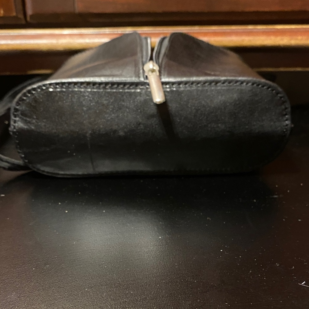 Black CE made in Spain vintage mini Leather Crossbody Bag - Picture 8 of 16